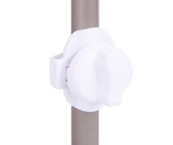 Brushed Nickel 4-Way Adjustable Corner Pole Caddy -DHP Sales Store 810504133 4