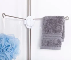 Brushed Nickel 4-Way Adjustable Corner Pole Caddy -DHP Sales Store 810504133 7