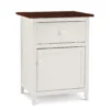 Walnut & White Nightstand -DHP Sales Store 810504788 1