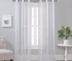Broyhill Geo Sheer Grommet Curtain Panel Pair -DHP Sales Store 810507477