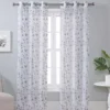 Broyhill Cassandra Floral Sheer Grommet Curtain Panel Pair -DHP Sales Store 810507479