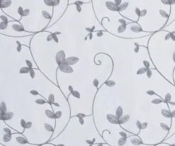 Broyhill Cassandra Floral Sheer Grommet Curtain Panel Pair -DHP Sales Store 810507479 2