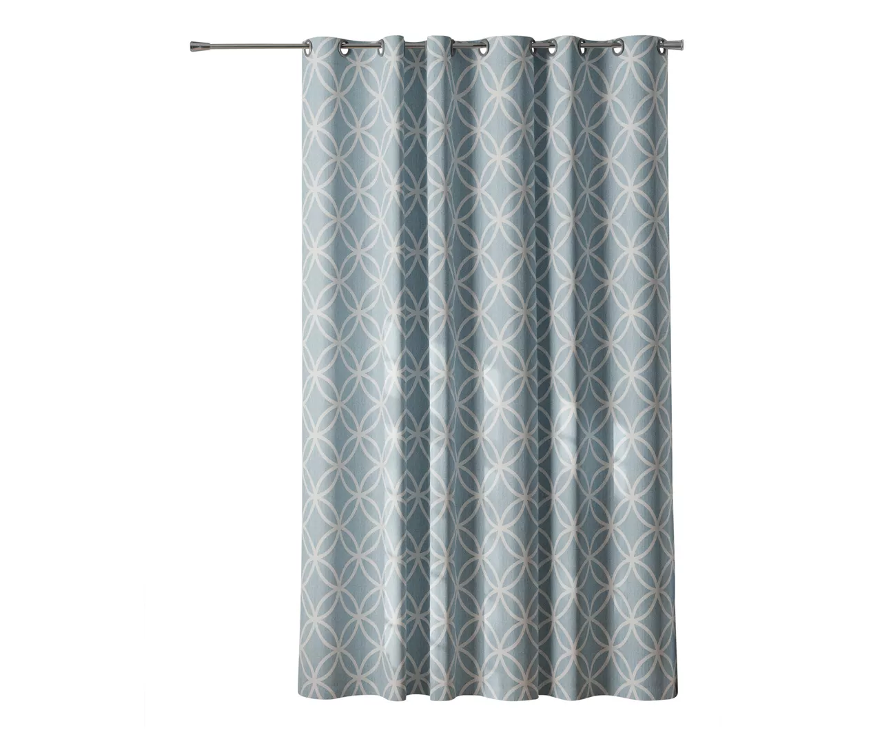 Emma Blue EZ Hang Shower Curtain 3 Emma Blue EZ Hang Shower Curtain
