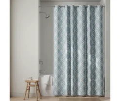 Emma Blue EZ Hang Shower Curtain 13 Emma Blue EZ Hang Shower Curtain -DHP Sales Store 810507743 A0 2