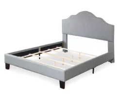 Lombard Light Gray Queen Upholstered Bed -DHP Sales Store 810507931 4