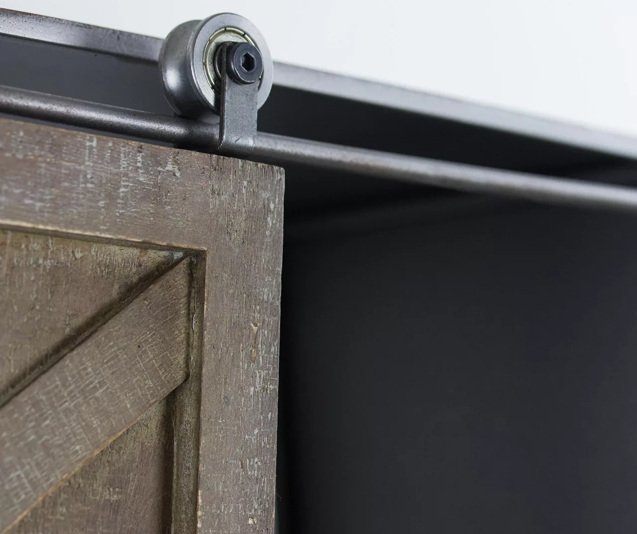 Rustic Sliding Barn Door Storage Rack 7 Rustic Sliding Barn Door Storage Rack - Image 5