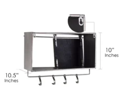 Rustic Sliding Barn Door Storage Rack 14 Rustic Sliding Barn Door Storage Rack -DHP Sales Store 810509316 6