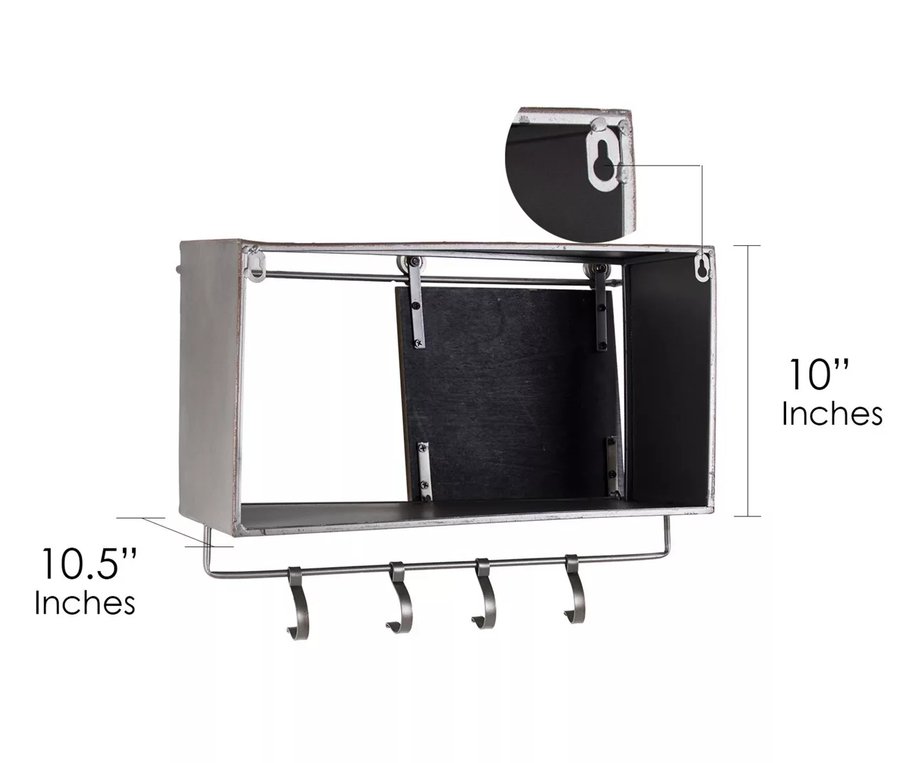 Rustic Sliding Barn Door Storage Rack 8 Rustic Sliding Barn Door Storage Rack - Image 6