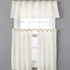 Ivory Valance & Tier 3-Piece Curtain Set -DHP Sales Store 810511117