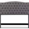 Gray Celeste Upholstered Queen Headboard