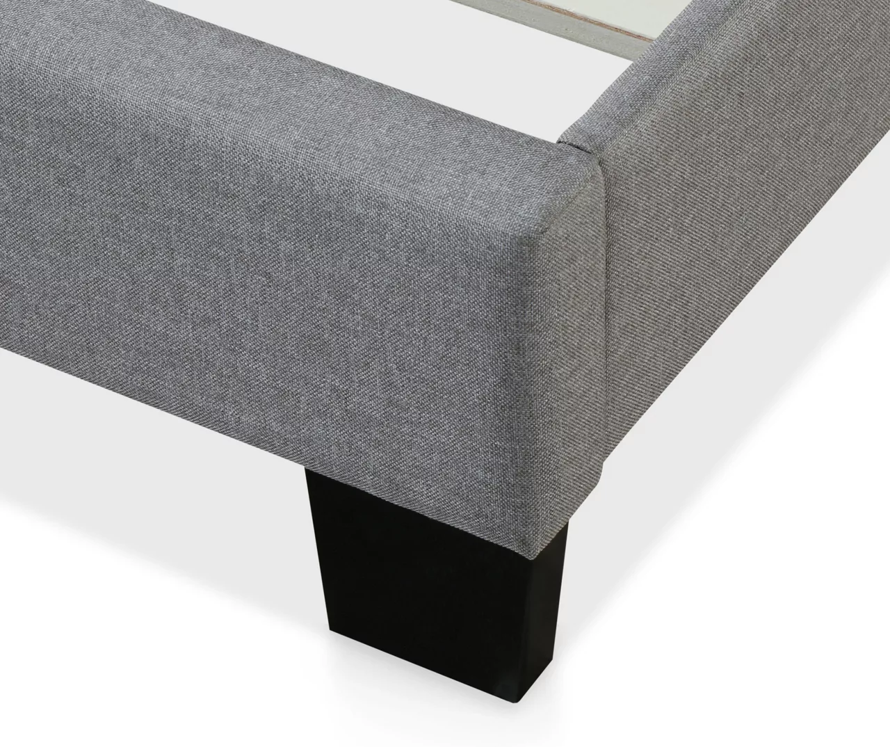 Gray Upholstered Shelter Wingback Queen Bed 12 Gray Upholstered Shelter Wingback Queen Bed - Image 10