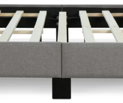 Gray Upholstered Shelter Wingback Queen Bed 35 Gray Upholstered Shelter Wingback Queen Bed -DHP Sales Store 810513491 15