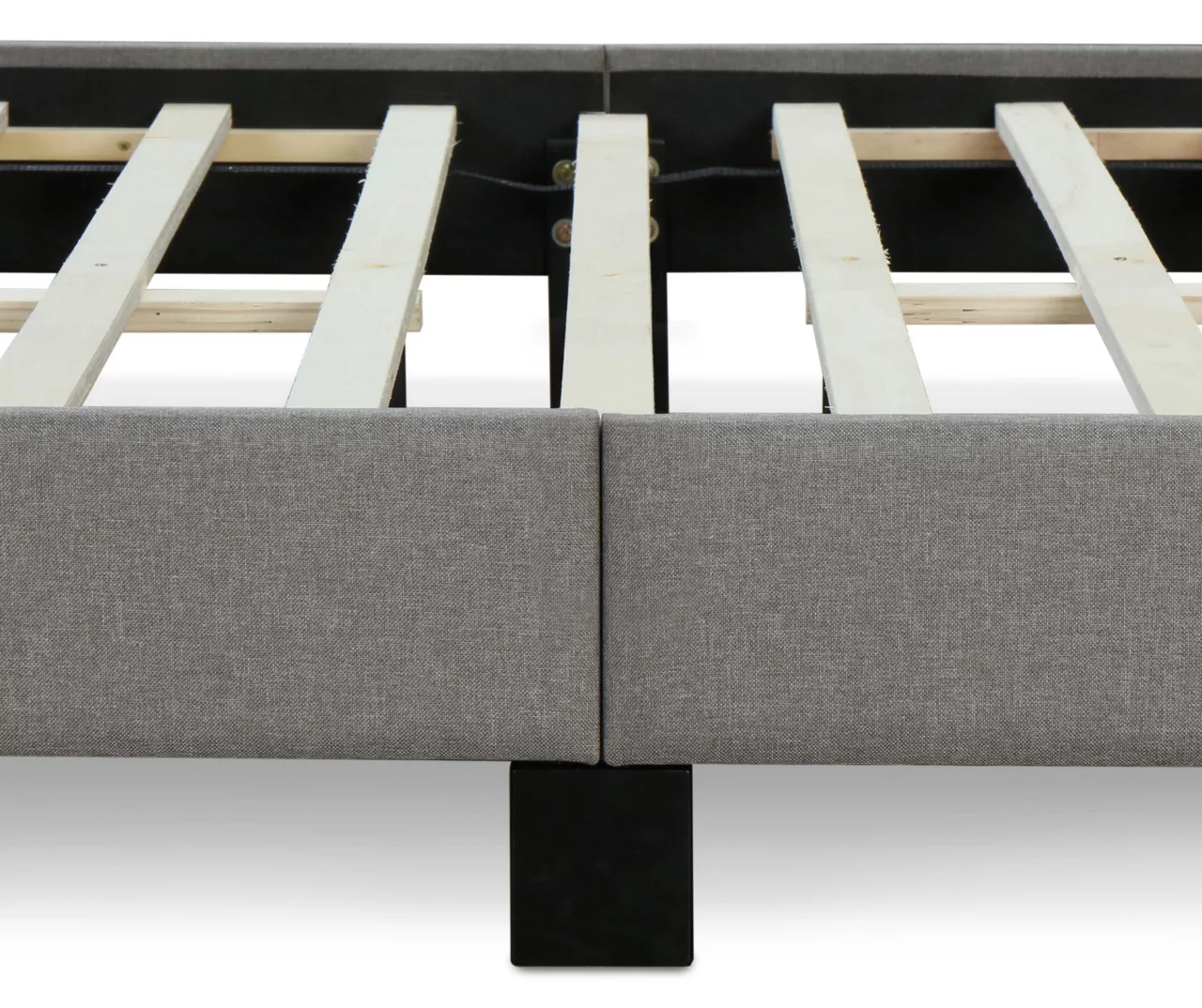 Gray Upholstered Shelter Wingback Queen Bed 17 Gray Upholstered Shelter Wingback Queen Bed - Image 15