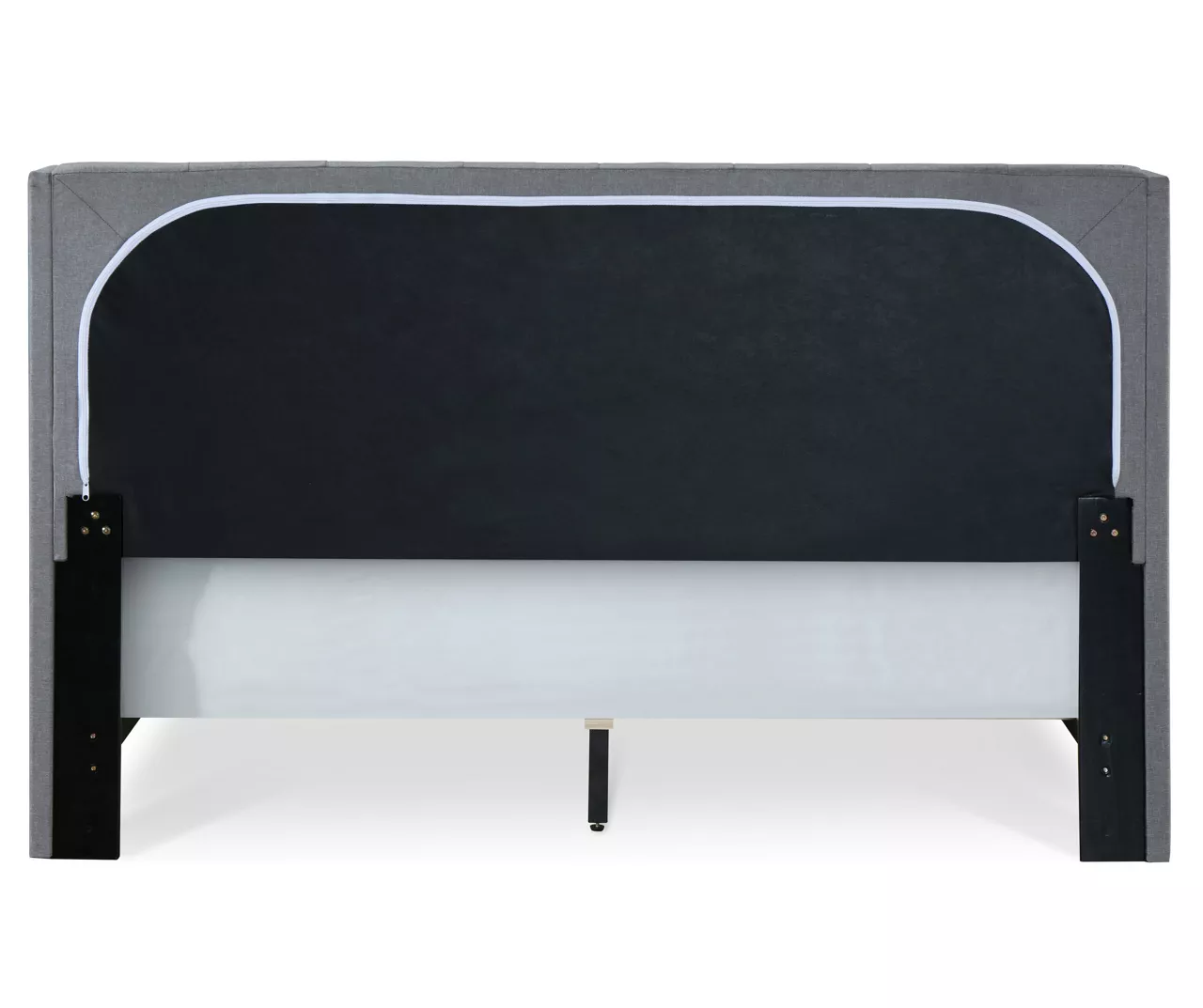 Gray Upholstered Shelter Wingback Queen Bed 20 Gray Upholstered Shelter Wingback Queen Bed - Image 18