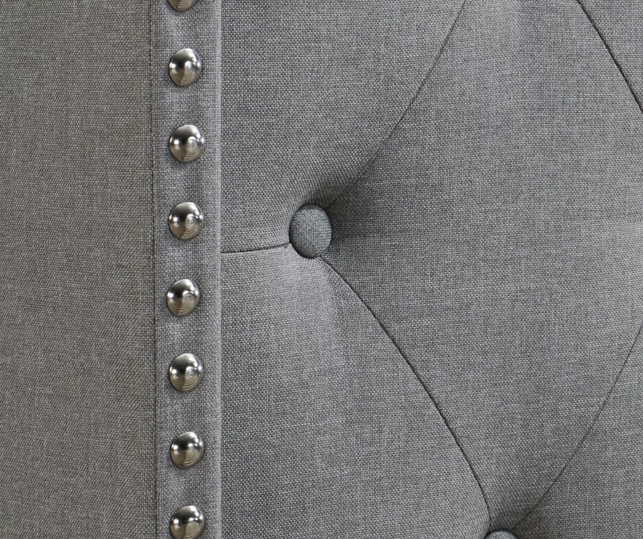 Gray Upholstered Shelter Wingback Queen Bed 10 Gray Upholstered Shelter Wingback Queen Bed - Image 8