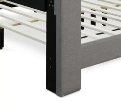 Gray Upholstered Shelter Wingback Queen Bed 29 Gray Upholstered Shelter Wingback Queen Bed -DHP Sales Store 810513491 9