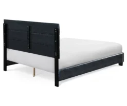 Black Hudson Queen Leather Upholstered Bed -DHP Sales Store 810513493 12