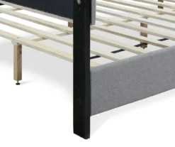 Gray Hudson King Upholstered Linen Fabric Bed 32 Gray Hudson King Upholstered Linen Fabric Bed -DHP Sales Store 810513494 15