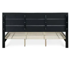 Gray Hudson King Upholstered Linen Fabric Bed 34 Gray Hudson King Upholstered Linen Fabric Bed -DHP Sales Store 810513494 17