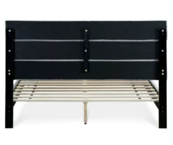 Gray Hudson Queen Upholstered Linen Fabric Bed -DHP Sales Store 810513495 17