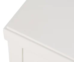 White Finley Wood 3-Drawer Nightstand -DHP Sales Store 810513520 15