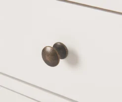 White Finley Wood 3-Drawer Nightstand -DHP Sales Store 810513520 9