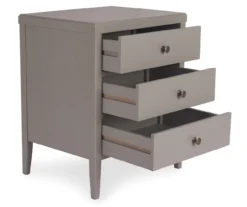 Gray Finley Wood 3-Drawer Nightstand -DHP Sales Store 810513522 6
