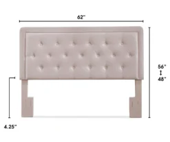 Mauve Amery Upholstered Queen Headboard 21 Mauve Amery Upholstered Queen Headboard -DHP Sales Store 810513524 4