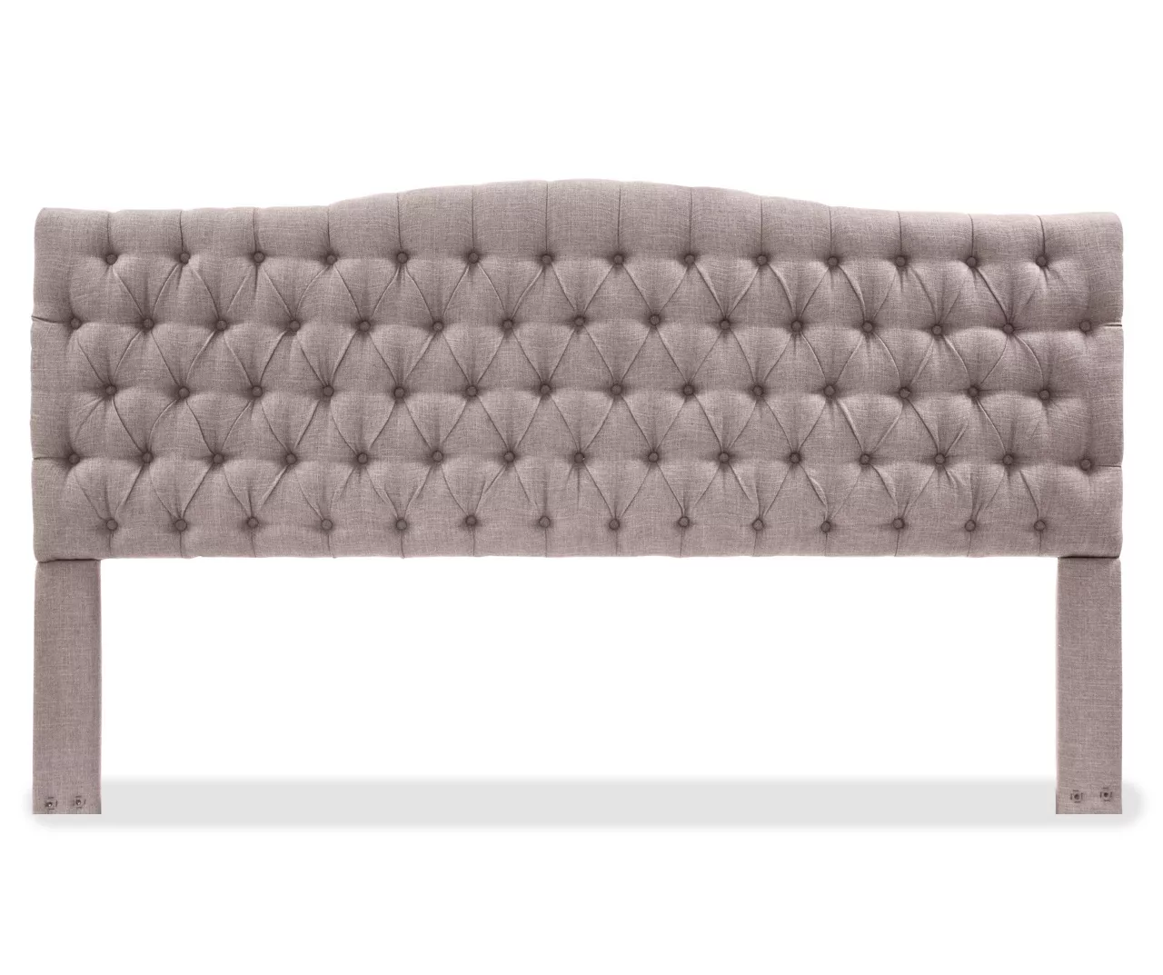 Brown Upholstered Linen King Headboard 3 Brown Upholstered Linen King Headboard