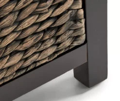 Rustic Black Wicker Storage Trunk -DHP Sales Store 810513555 10