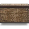 Rustic Black Wicker Storage Trunk -DHP Sales Store 810513555 11