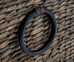 Rustic Black Wicker Storage Trunk -DHP Sales Store 810513555 9