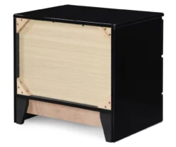 Black Hudson 2-Drawer Wood Nightstand -DHP Sales Store 810513557 13