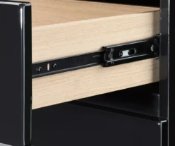 Black Hudson 2-Drawer Wood Nightstand -DHP Sales Store 810513557 9