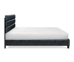 Black Channel Tufted King Upholstered Bed Frame -DHP Sales Store 810513588 11