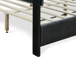 Black Channel Tufted King Upholstered Bed Frame -DHP Sales Store 810513588 14