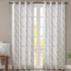 Sereno Fretwork Ivory Light-Filtering Grommet Curtain Panel, (84") -DHP Sales Store 810517995 810517996 810517998 12