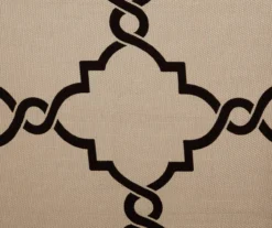 Sereno Fretwork Khaki Light-Filtering Grommet Curtain Panel, (95") -DHP Sales Store 810518000 810518001 810518002 6