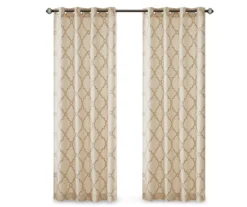 Sereno Fretwork Light-Filtering Grommet Curtain Panel -DHP Sales Store 810518028 810518029 810518030 11 2