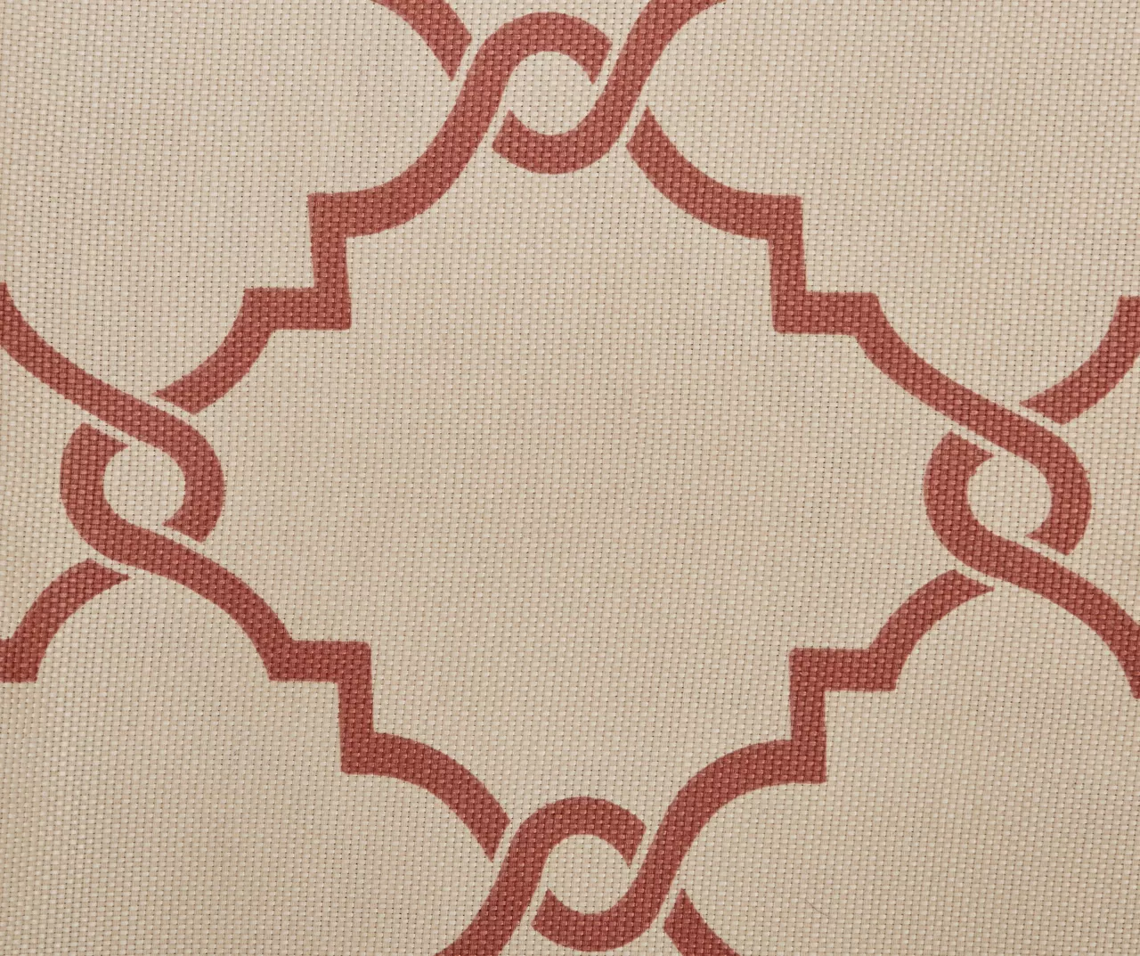 Sereno Fretwork Beige & Spice Light-Filtering Grommet Curtain Panel, (63") 9 Sereno Fretwork Beige & Spice Light-Filtering Grommet Curtain Panel, (63") - Image 7