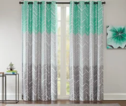Amanda Blackout Grommet Curtain Panel, (84")
