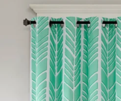 Amanda Aqua Blackout Grommet Curtain Panel, (84") -DHP Sales Store 810518039 3 1