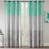 Amanda Aqua Blackout Grommet Curtain Panel, (84") 2 Amanda Aqua Blackout Grommet Curtain Panel, (84") -DHP Sales Store 810518039 7