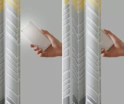 Amanda Yellow Blackout Grommet Curtain Panel, (84") -DHP Sales Store 810518040 5 1