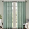 Avery Crushed Sheer Rod Pocket Curtain Panel Pair 2 Avery Crushed Sheer Rod Pocket Curtain Panel Pair -DHP Sales Store 810518041 810518038 810518042