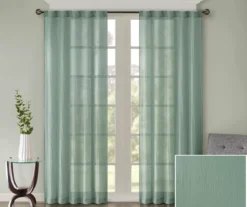 Avery Crushed Sheer Rod Pocket Curtain Panel Pair -DHP Sales Store 810518041 810518038 810518042 2