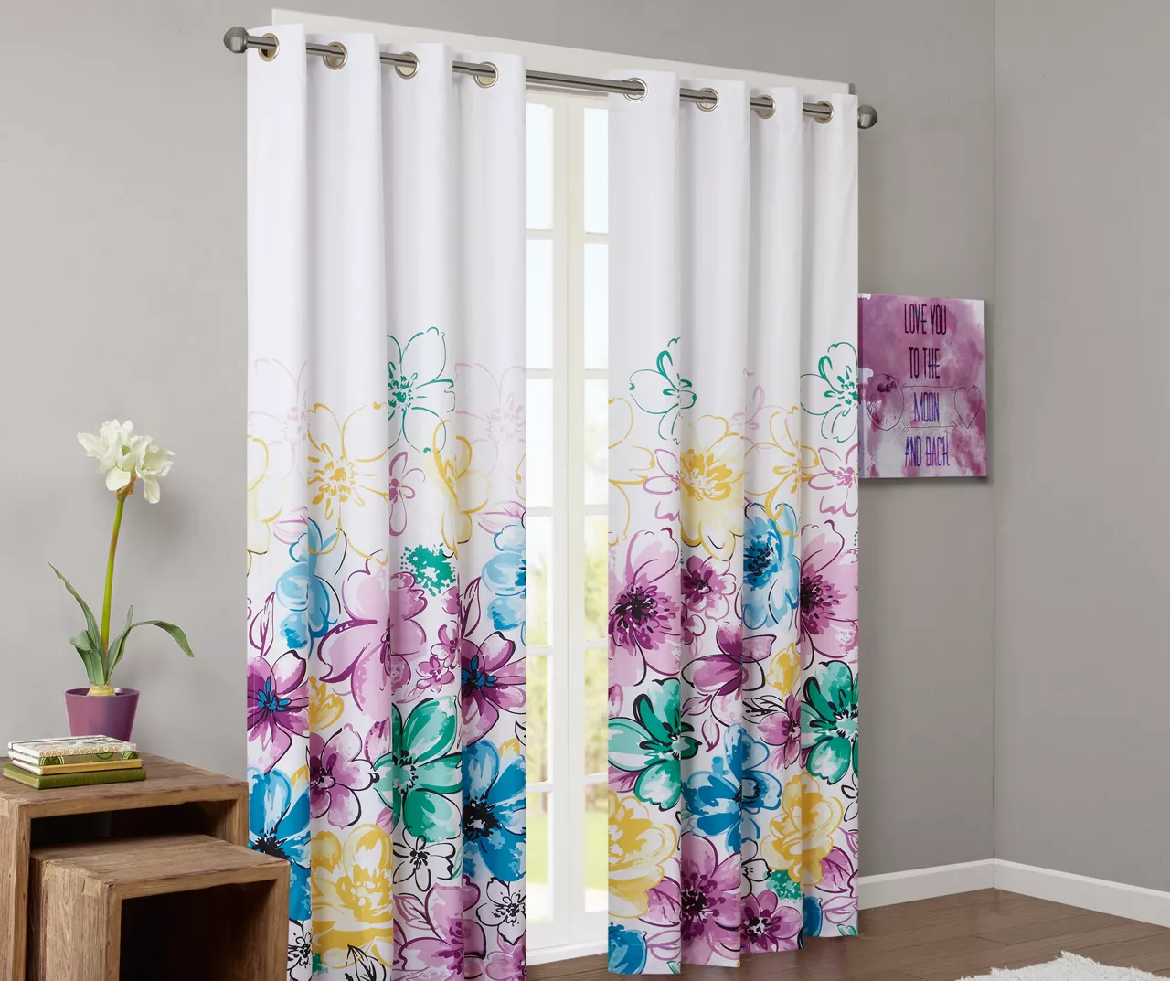 Sky Blackout Grommet Curtain Panel, (84") 5 Sky Blackout Grommet Curtain Panel, (84") - Image 3