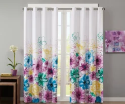 Sky Blackout Grommet Curtain Panel, (84")