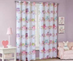 Striking Owl Blackout Grommet Curtain Panel, (63") -DHP Sales Store 810518073 810518074 1 2