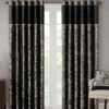 Valerie Black Light-Filtering Rod Pocket Curtain Panel Pair, (84") -DHP Sales Store 810518076 810518077 6